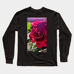 Beautiful Red Rose Photo Long Sleeve T-Shirt